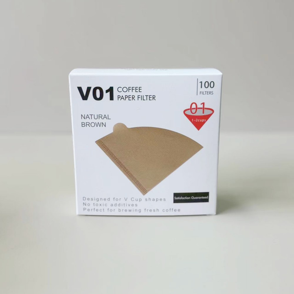 V01 Wholesale coffee filter paper with 100 pcs